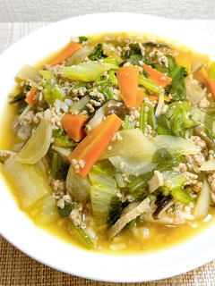 冬野菜のあんかけごはん-レシピのメイン写真