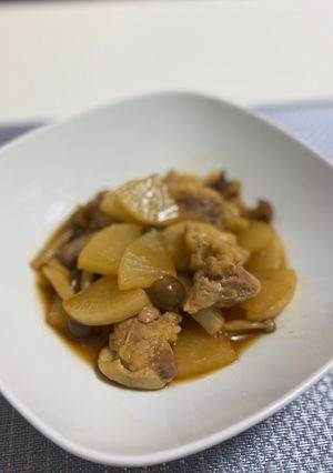 【簡単】鶏肉と大根煮込み-レシピのメイン写真
