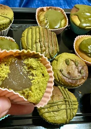 わらび餅入り抹茶マフィン-レシピのメイン写真