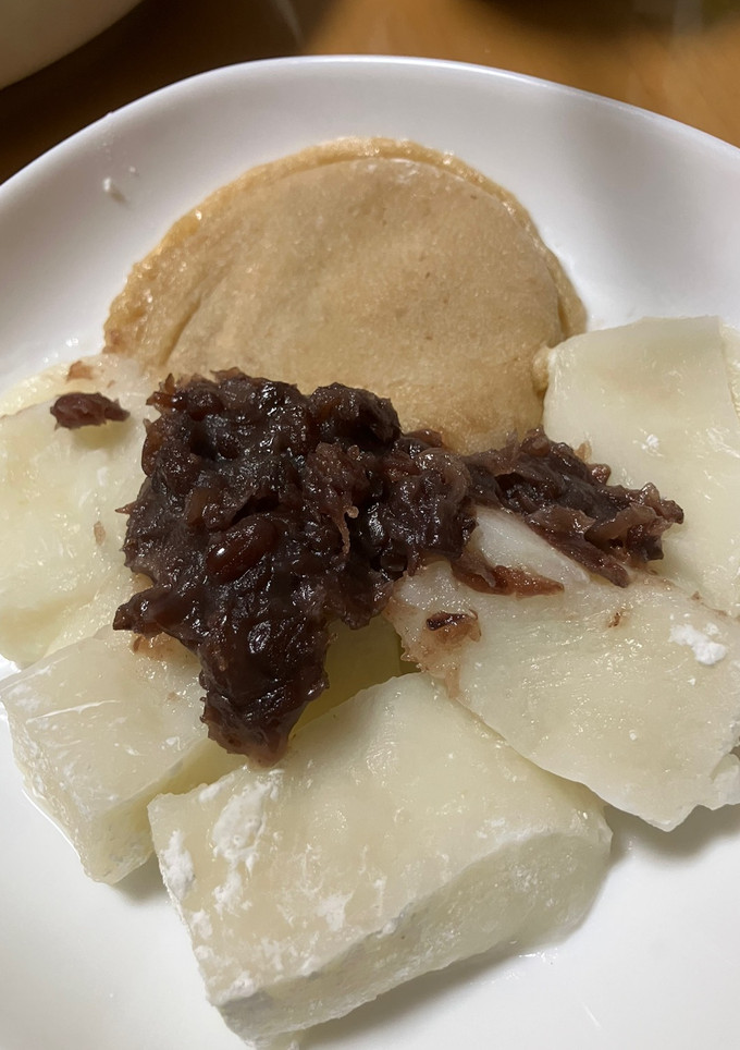 家でついた餅と納豆餅とあんこと-レシピのメイン写真