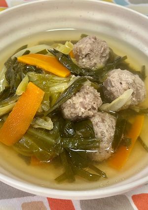 超簡単☆炊飯器で中華風肉だんごスープ♪♪-レシピのメイン写真
