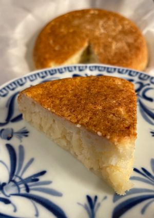 材料二つ⭐︎炊飯器豆腐ケーキ⭐︎卵無牛乳無-レシピのメイン写真