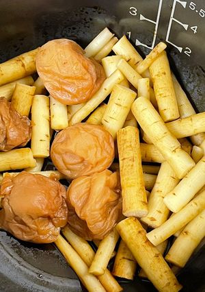 ごぼうの梅干し煮-レシピのメイン写真