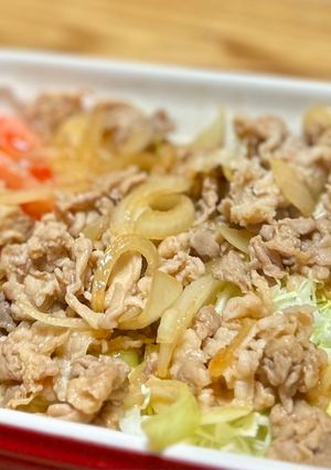 【超簡単】カット野菜でごちそう生姜焼-レシピのメイン写真