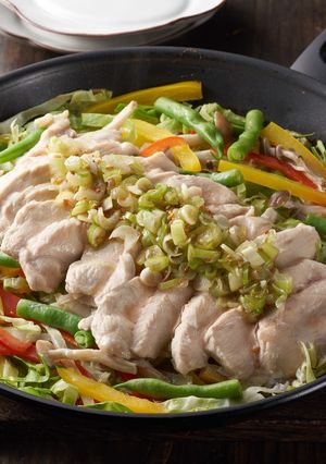 みつせ鶏むね肉と野菜のフライパン蒸し-レシピのメイン写真