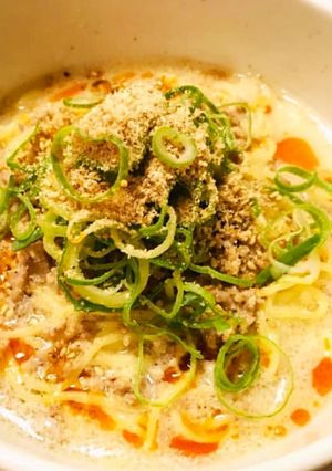 濃厚クリーミー!簡単本格の豆乳ごま担々麺-レシピのメイン写真