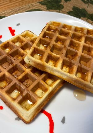 アメリカンワッフル-レシピのメイン写真