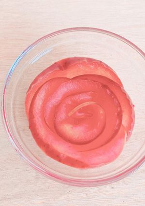 薔薇の蒸し焼きりんご　とっても簡単♪-レシピのメイン写真