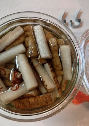 ごぼうの酢漬け（活力鍋使用）-レシピのメイン写真