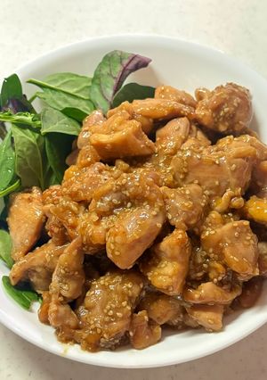 ⭐︎簡単⭐︎ゴマたっぷりの照り焼きチキン-レシピのメイン写真