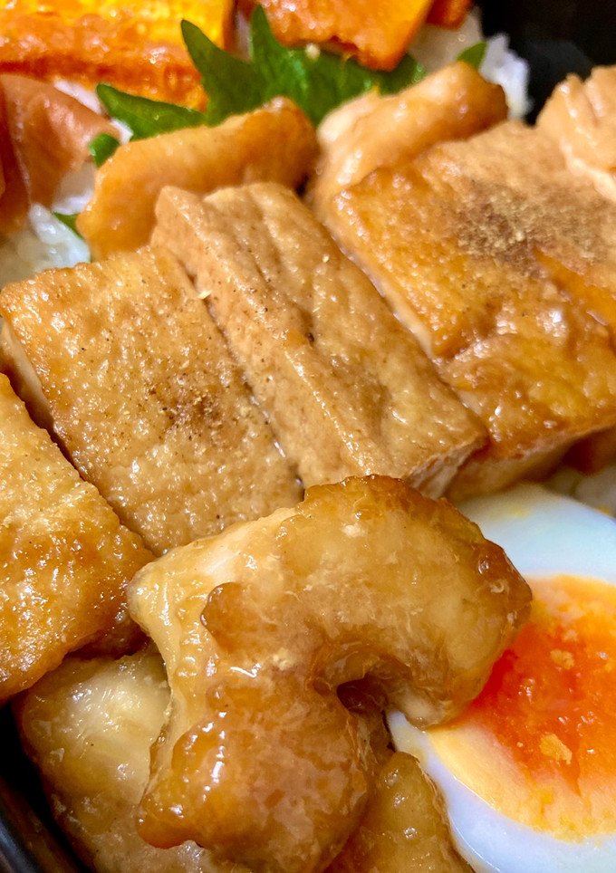 鶏肉と厚揚げのマヨしょうゆ炒め♪-レシピのメイン写真