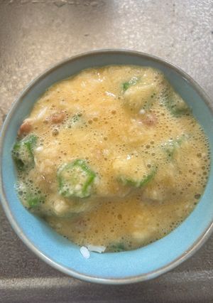 長芋のとろろ、納豆、オクラの卵かけご飯-レシピのメイン写真