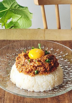 タコライス挽肉キーマカレー丼トルティーヤ-レシピのメイン写真