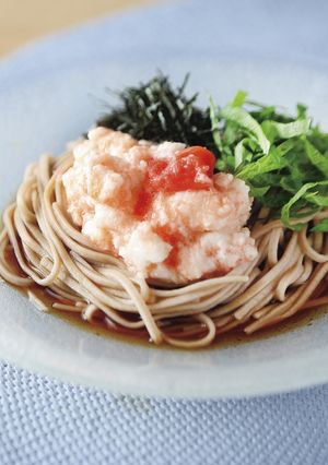 明太子でラクうま♪ぶっかけ明太とろろそば-レシピのメイン写真