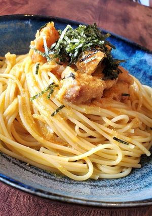 簡単鬼旨♪のりから明太子パスタ-レシピのメイン写真
