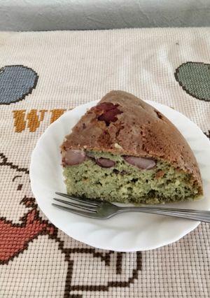 オートミールと金時豆🫘の炊飯器ケーキ-レシピのメイン写真