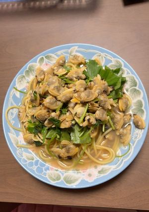 冷凍のアサリを使って簡単和風パスタ-レシピのメイン写真