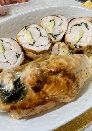 シェフの贅沢チーズのバジルチキン-レシピのメイン写真