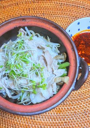 豚バラ肉と野菜の蒸し鍋-レシピのメイン写真