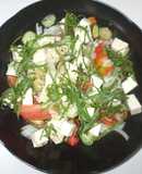 トマト豆腐サラダ♪簡単手作りドレッシング