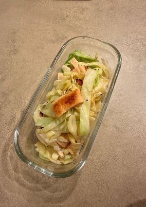 キャベツと薄揚げのごまマヨ和え　副菜に◎-レシピのメイン写真