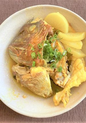 真鯛のアラと大根のカレー煮-レシピのメイン写真
