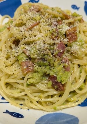 冷凍アボカドのクリームパスタ-レシピのメイン写真