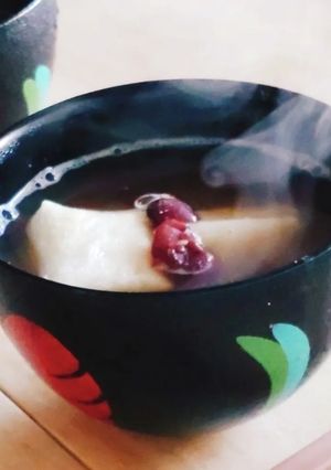 あんこ♪小豆缶でおしるこ♪お餅ぜんざい-レシピのメイン写真