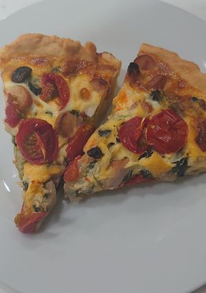 ほうれん草嫌いの子供が食べたキッシュ-レシピのメイン写真