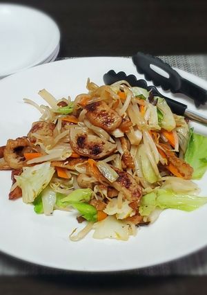 薩摩揚げ入り！和風香ばし野菜炒め-レシピのメイン写真