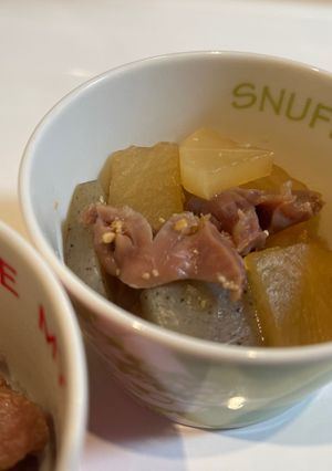 砂肝と根菜のホロホロどて煮風（味噌煮込み-レシピのメイン写真