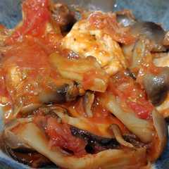 รูปของ きのこたっぷりメカジキのトマト炒め煮☆