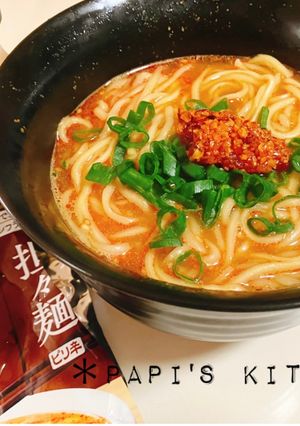 ラ王担々麺を一瞬でレベルアップ⤴️⤴️-レシピのメイン写真