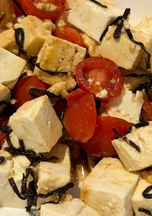 豆腐とトマトの塩昆布サラダ-レシピのメイン写真