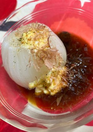新タマネギのレンチン蒸し-レシピのメイン写真