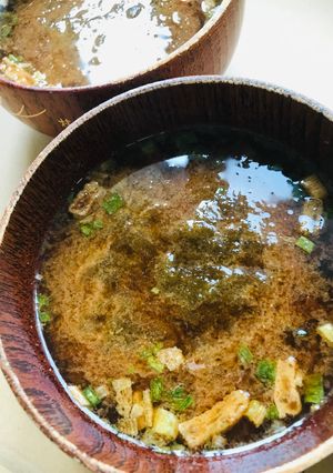 レトルト活用●とろろ昆布プラスの味噌汁-レシピのメイン写真