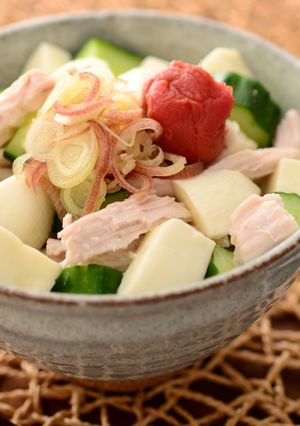 モッツァレラと梅のさっぱり丼-レシピのメイン写真