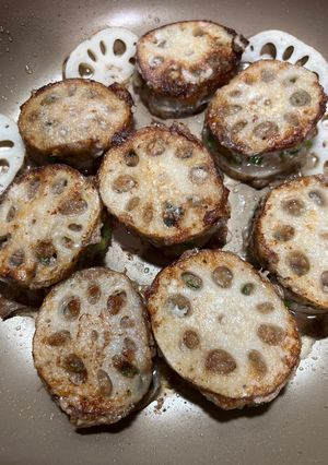 蓮根のハサミ焼き-レシピのメイン写真