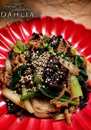 白菜救済🥬切干大根の中華炒め🧧戻し汁活用エコ副菜-レシピのメイン写真