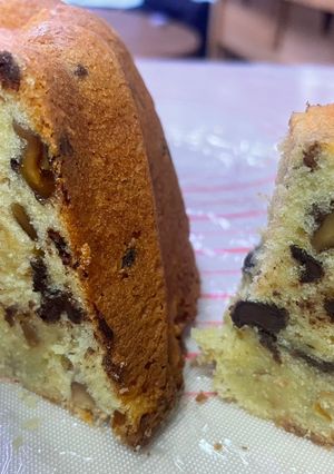 クルミとチョコとオレンジのクグロフ-レシピのメイン写真