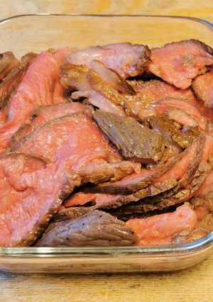 肩ロース塊肉で簡単ローストビーフ-レシピのメイン写真