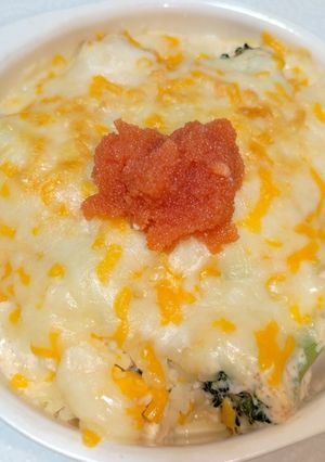 海老ブロッコリー入り明太豆腐グラタン-レシピのメイン写真