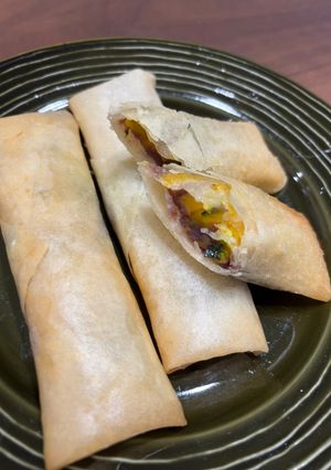 超簡単！かぼちゃとあんこの揚げパイ-レシピのメイン写真