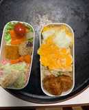 レンジ簡単洋風すき焼き味オムライス弁当