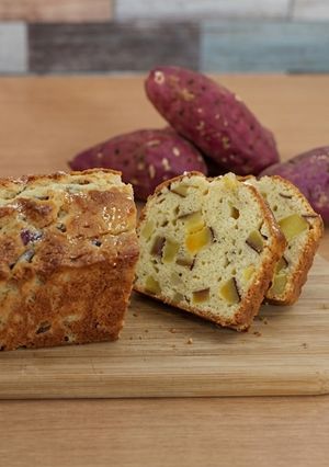 さつま芋パウンドケーキ🍠レンジでさつまいも甘露煮-レシピのメイン写真