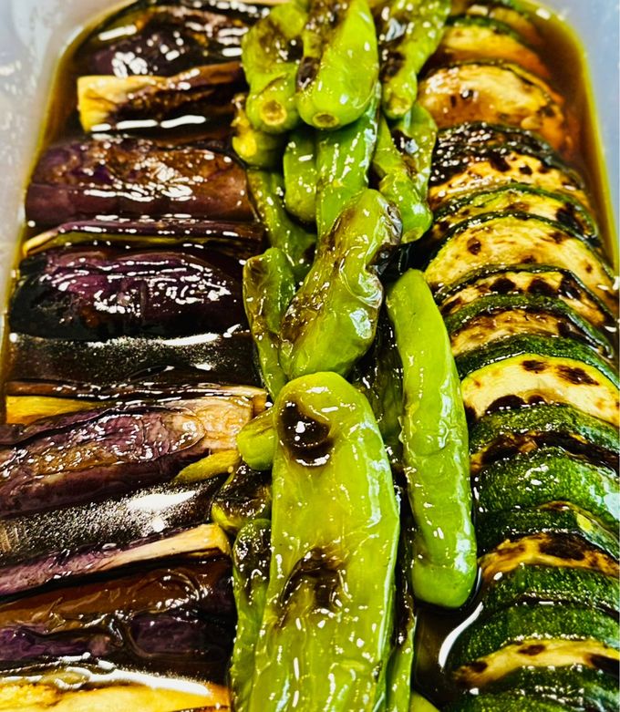 【作りおき】夏野菜の焼き浸し(めんつゆ)-レシピのメイン写真