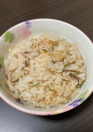 ストック・ツナ缶で炊き込みご飯-レシピのメイン写真
