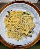 簡単！ズボラパスタ！ピリ辛マヨ昆布パスタ