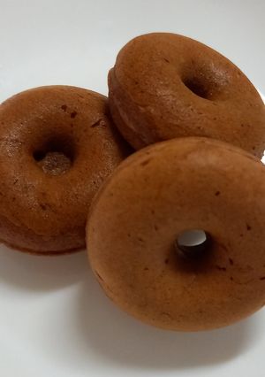 豆腐でふわふわ☆チョコバナナ焼きドーナツ-レシピのメイン写真