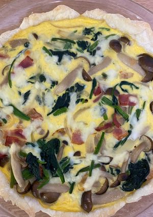 簡単。冷凍パイでキッシュ-レシピのメイン写真